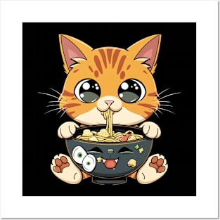 Cat Ramen Creations Posters and Art